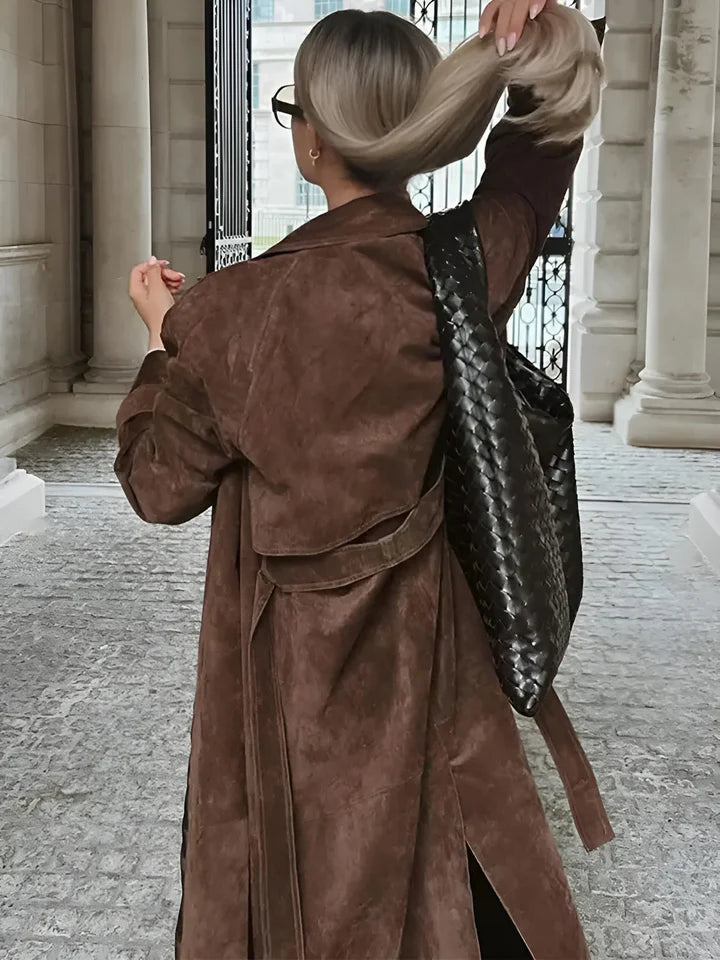 Allison™ | Stijlvolle suède jas