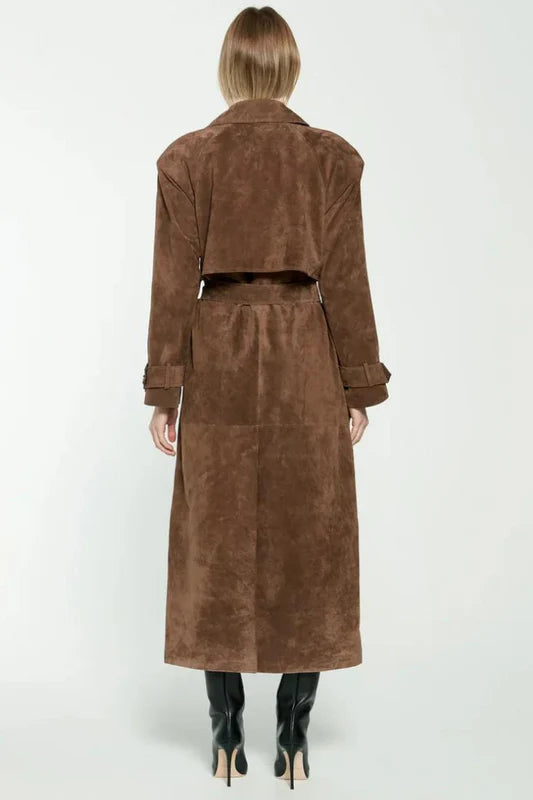 Allison™ | Stijlvolle suède jas